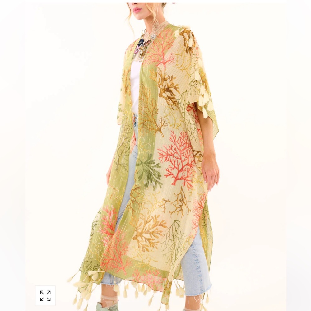 🆕 ARATTA CORAL FIELDS KIMONO - Picture 4 of 10
